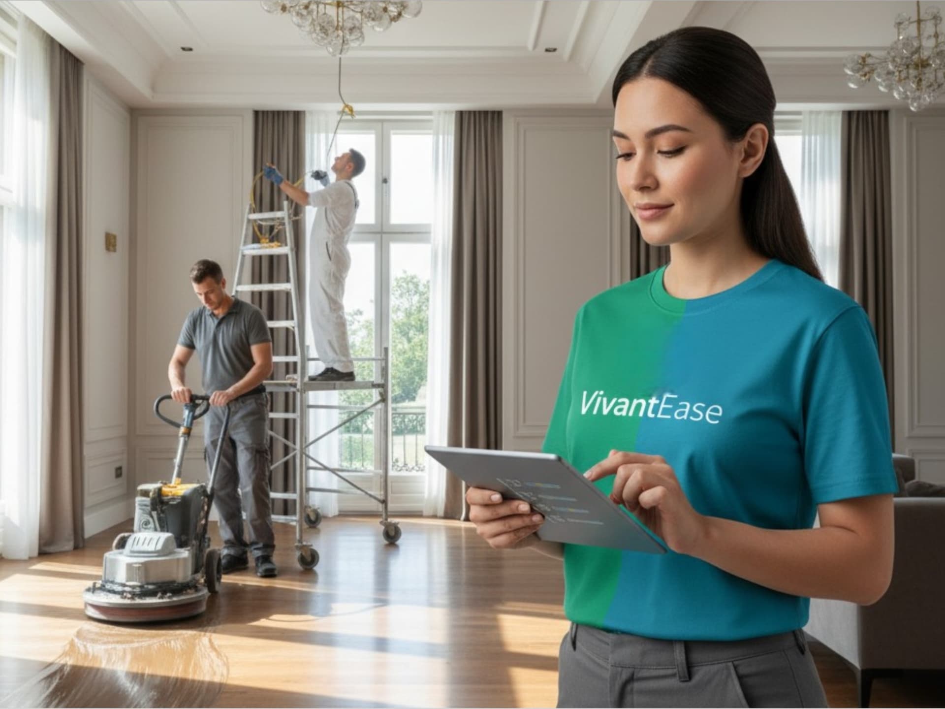 A clean and managed home interior, ready for the owner's return.